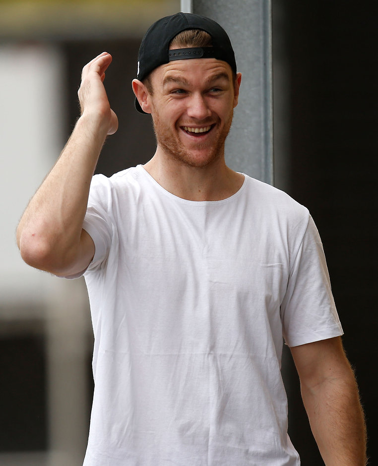 AFL 2015 Training - Port Adelaide 251115 ADELAIDE, AUSTRALIA - NOVEMBER 25: Robbie Gray of the Power looks on during the Port Adelaide Power training session at Alberton Oval, Adelaide on November 25, 2015. (Photo: Michael Willson/AFL Media)